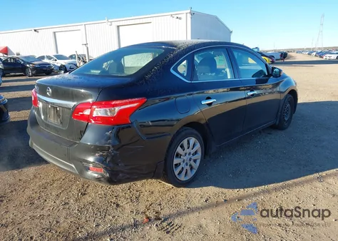 2016 Nissan Sentra S z USA, uszkodzony, nr VIN 3N1AB7AP5GY227285